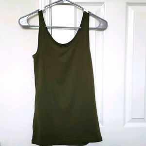 Camo green tank top